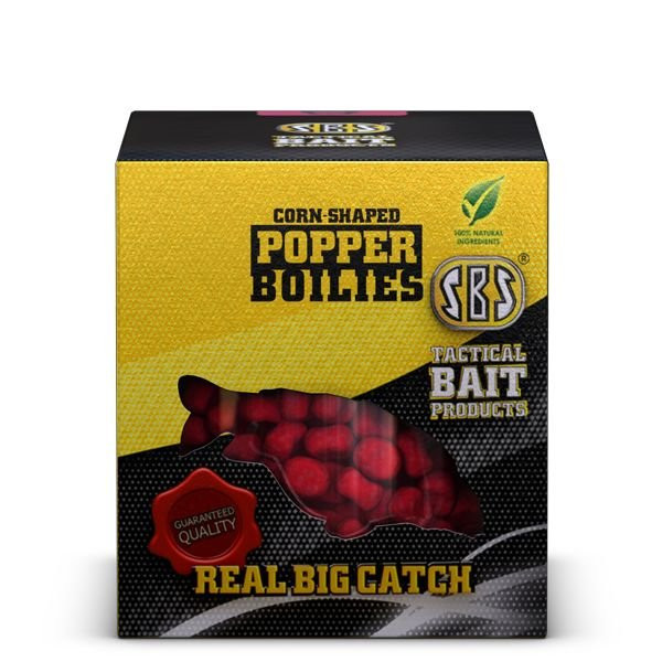 Corn Shaped Popper Boilies White Pepper 40G/8-10Mm