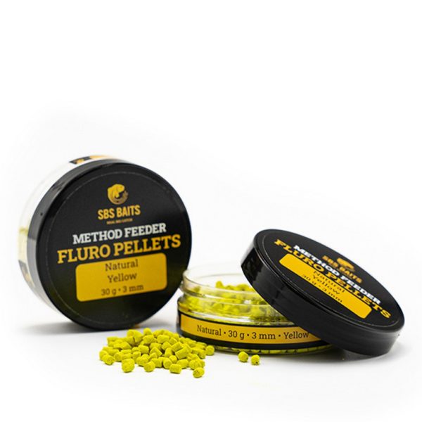 SBS Method Feeder Fluoro Yellow 3mm Pellet 30gr