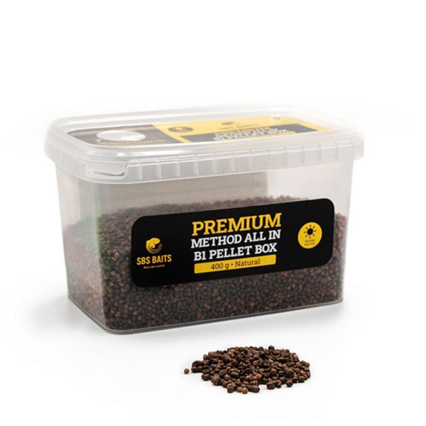 SBS Premium Method B1 Natural 2-4mm Pellet Box 400gr