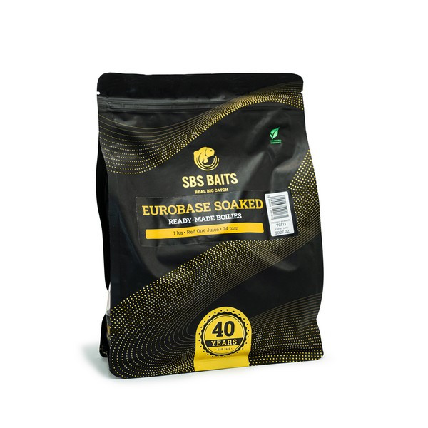 SBS Eurobase Soaked Ready-Made Boilies Soak Attract Natural 20mm Bojli 1kg