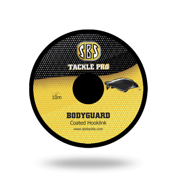 Sbs Bodyguard Coated Hooklink-Olive 25Lb (Horogelő