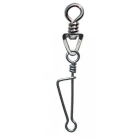   SERT - ITALIAN SWIVEL & SNAP LINK - NICKEL N°00 X8 - Forgó kapocs