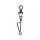 SERT - ITALIAN SWIVEL & SNAP LINK - BLACK  N°0 X8 - Forgó kapocs