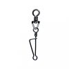 SERT - ITALIAN SWIVEL & SNAP LINK - BLACK  N°3 X8 - Forgó kapocs