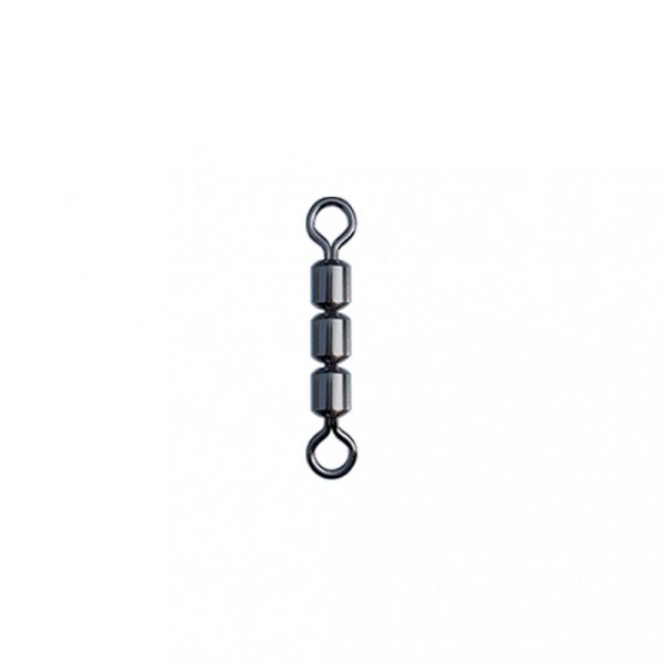 SERT - TRIPLE ROLLING SWIVELS - BLACK N°12 X4 - Forgó kapocs