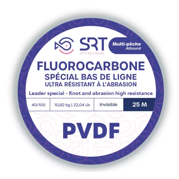 SRT Fluorocarbon SRT PVDF 0,60mm 25m Fluorocarbon Előkezsinór