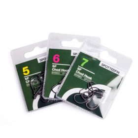 Spotted Fin Chod Barbed szakállas horog 7-es méret