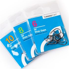   Spotted Fin Wide Gape Barbed - szakáll nélküli horog - 6-os méret