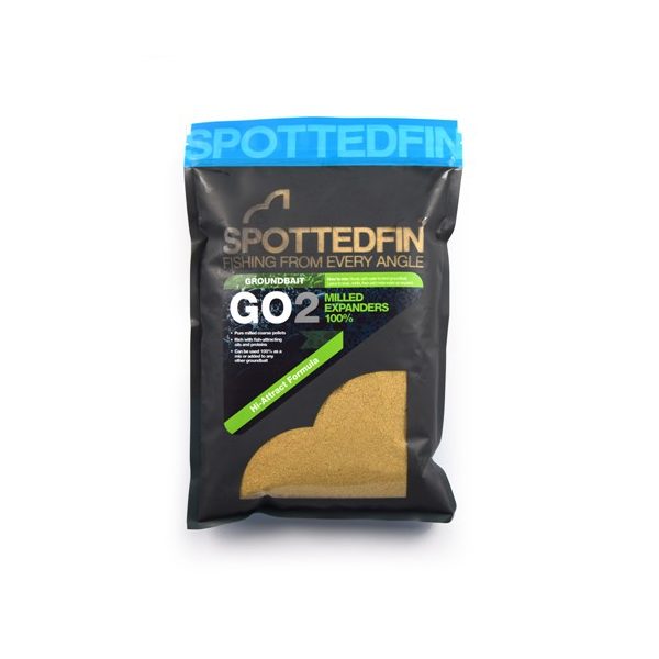 Spotted Fin GO2 Milled Expanders 100% - Darált Expander Pellet 1kg