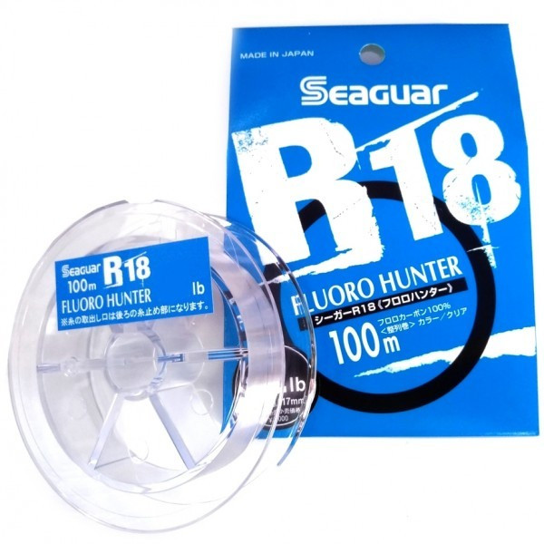 Seaguar R18 Fluoro Hunter Tact 0,165mm 100m Fluorocarbon Előkezsinór 