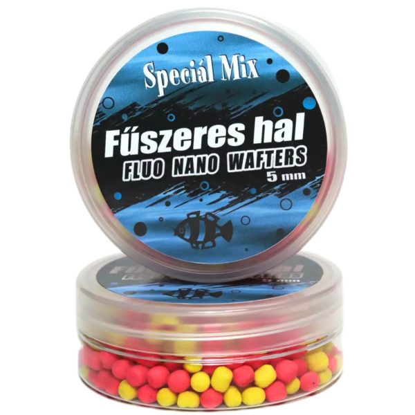 Speciál Mix 5mm Fúszeres Hal Fluo Nano Wafters 20gr