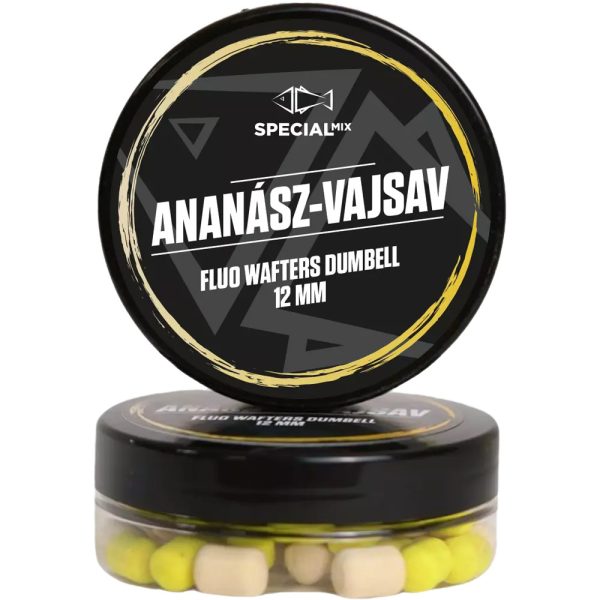 Speciál Mix 12mm Ananász-Vajsav Fluo Wafters Dumbell 20gr