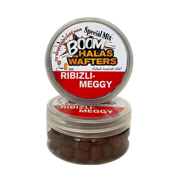 Speciál Mix 8mm Ribizli-Meggy Boom Oldódó, Halas Wafters Dumbell 20gr