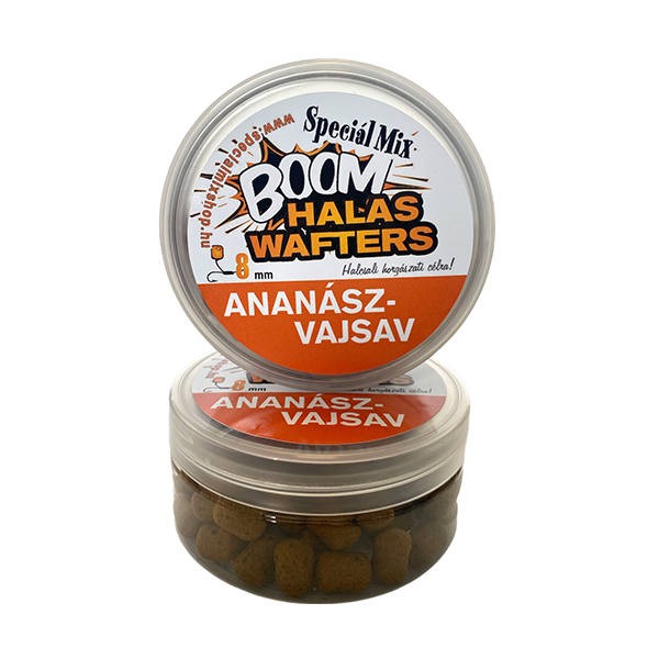 Speciál Mix 8mm Ananász-Vajsav Boom Oldódó, Halas Wafters Dumbell 20gr