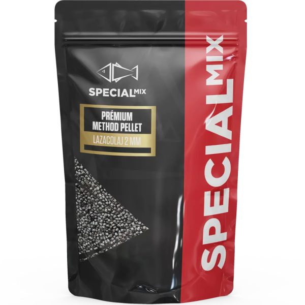 Speciál Mix 2mm Lazacolajos Prémium Method Pellet 500gr