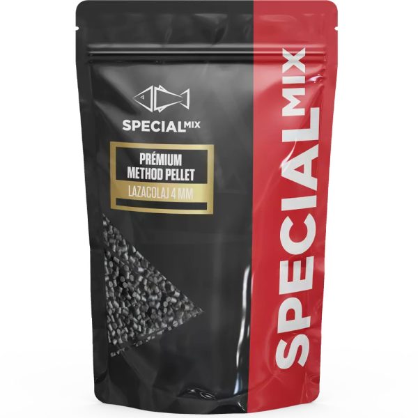 Speciál Mix 4mm Lazacolajos Prémium Method Pellet 500gr