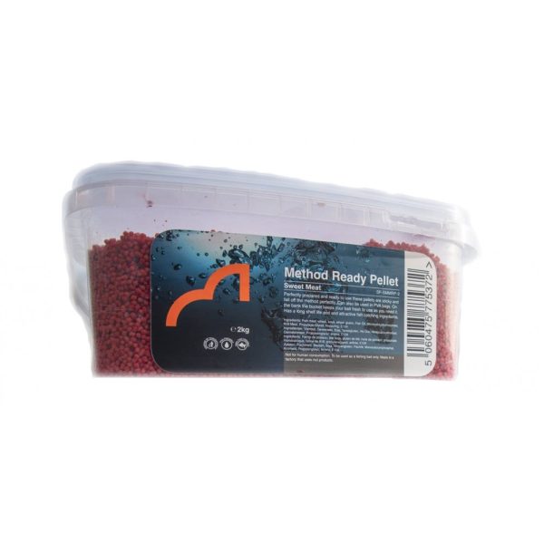 Spotted Fin Sweet Meat Robin Reddel - Ready Made 2mm Method Pellets használatra kész pellet ajándék csalival - 2kg
