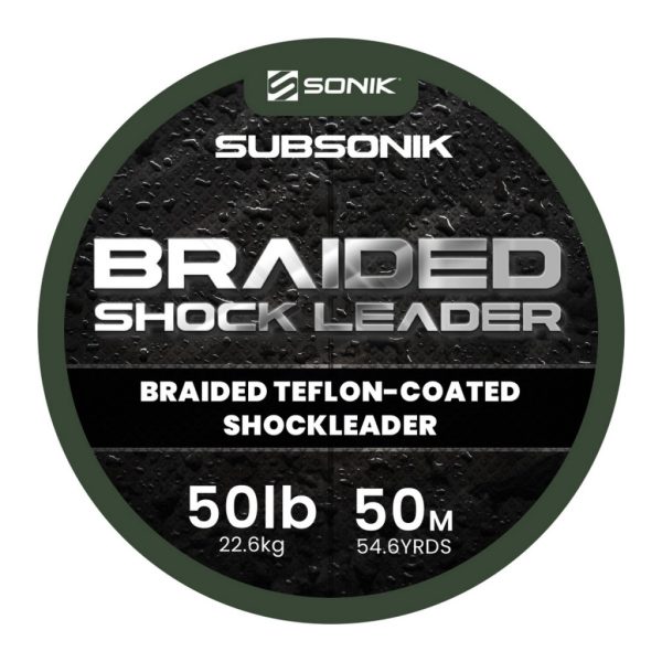 Sonik Braided Shock Leader Fonott Előkezsinór 50m