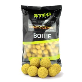   Stég Long Life Boilie 20mm Méz-Tigrismogyoró Etetőbojli 800gr