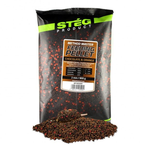 Stég Feeding Csokoládé-Narancs 2mm 800gr Etetőpellet