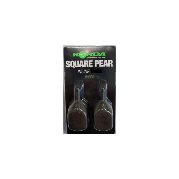 Korda Square Pear Inline Blister Bojlis ólom 98gr - 2db - Csúszó - Körte ólom | Bojlis horgászat