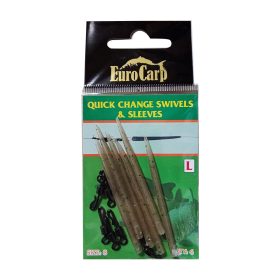 EuroCarp gyorskapocs szilikon gubancgátló hüvellyel