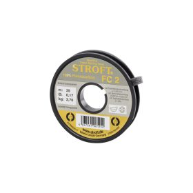   Stroft FC2 Kristálytiszta Áttetsző 0,17mm 25m Fluorocarbon Előkezsinór