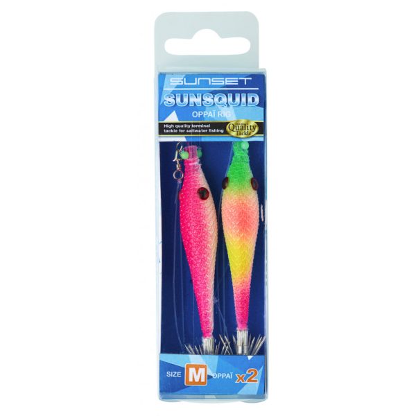 Sunset - RIG SUNSQUID OPPAÏ M - 9CM x2 (40/100) - Squid Jig