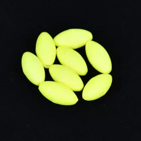   Sunset - BEADS FLOATING OVAL  FLUO YELLOW 5x10mm X20 - Ütköző