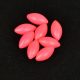 Sunset - BEADS FLOATING OVAL FLUO PINK 7x15mm X20 - Ütköző