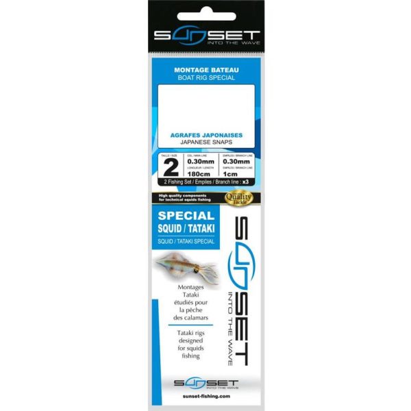 Sunset Boat Rig RS Competition Special Tataki 3 Snaps Tengeri Szerelék 2db