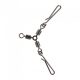 Sunset Rolling Swivel Three Way N°8 10 kg Forgókapocs 4db