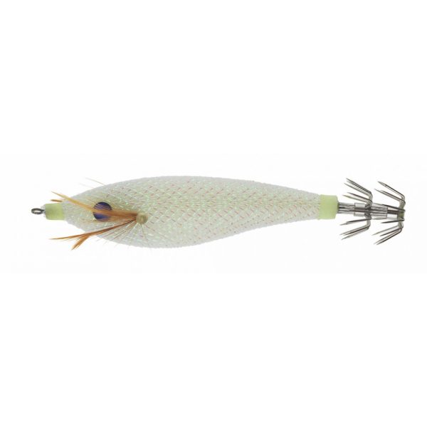 Sunset - SUNSQUID BIG MAMMA FLOATING 8CM SUPER GLOW ALL WHITE - Squid Jig