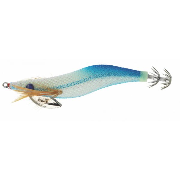 Sunset - SUNSQUID BAD GAMBAS SINKING 11CM SUPER GLOW BLUE - Squid Jig