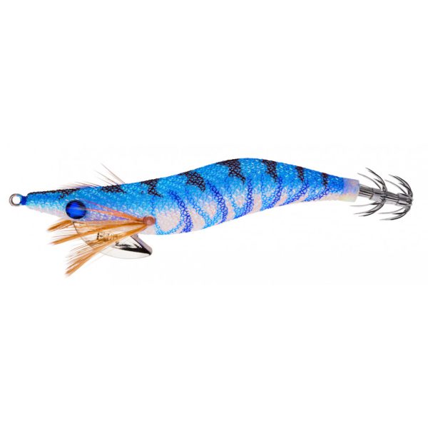Sunset - SUNSQUID BAD GAMBAS SINKING 9,5CM FIRE BLUE - Squid Jig