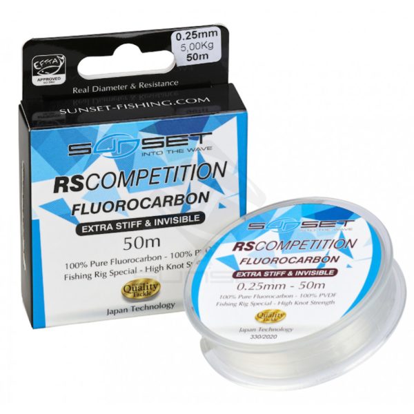 Sunset - FLUOROCARBON EXTRA STIFF RS COMPETITION 0,30mm 50M - Fluorocarbon