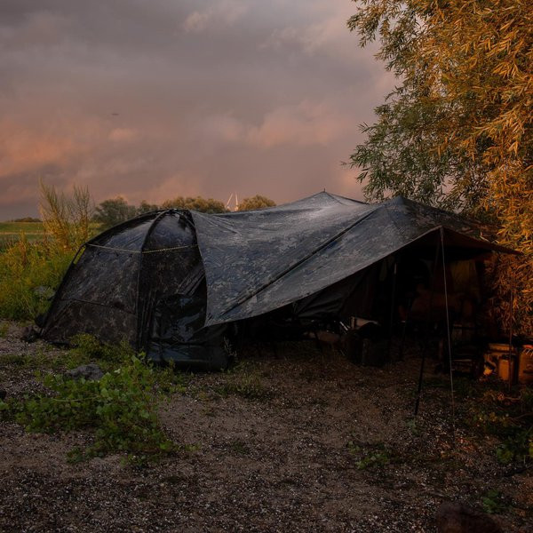 Nash Bank Life Multi Tarp XL Camo Kifüggeszthető Ernyő