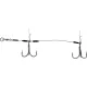 WESTIN Pro Stinger Double 1x7 40,8kg 15cm #2/0 2pcs Stinger szerelék