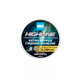   Nash Highline Extra Supple UV Yellow 0.28mm 600m Fonott Főzsinór
