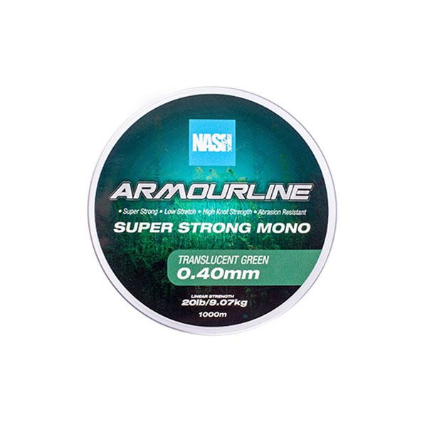 Nash Armourline Super Strong Mono Green 0.40mm 1000m Monofil főzsinór