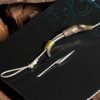 Nash Tube Blow Back Rig Size 4 Szakállas, Füles Előkötött Horog
