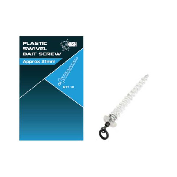 Nash Plastic Swivel Bait Screw 8mm Műanyag Csalitüske