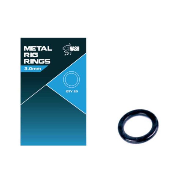Nash Metal Rig Rings 2.0mm Csalizó Fémkarika