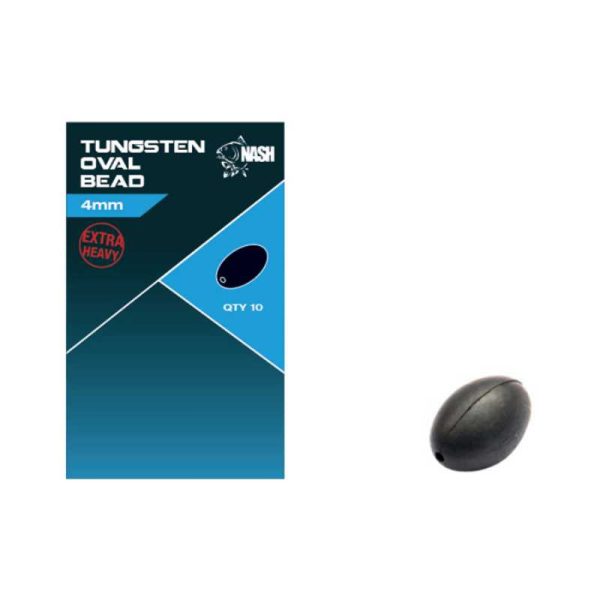 Nash Tungsten Oval Bead 6mm Ütköző