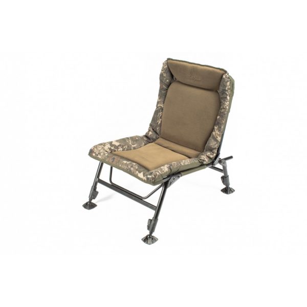 Nash Indulgence Ultralite  Szék Bojlis szék - Karfa nélküli - Teherbírás 150kg - Álltható lábak - Tároló zseb - 3,6kg - 52x50cm | Univerzális horgászat