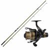 2db Sert Carp Instict 300 3lbs 2 részes bojlis bot Carp Expert Smart Feeder Runner 6000 orsóval