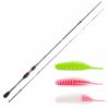 Sakura Tsubarea Spinning TSA 762  230cm 0,3-5gr Pergető bot 3csomag Fishup plasztik műcsalival ajándékban