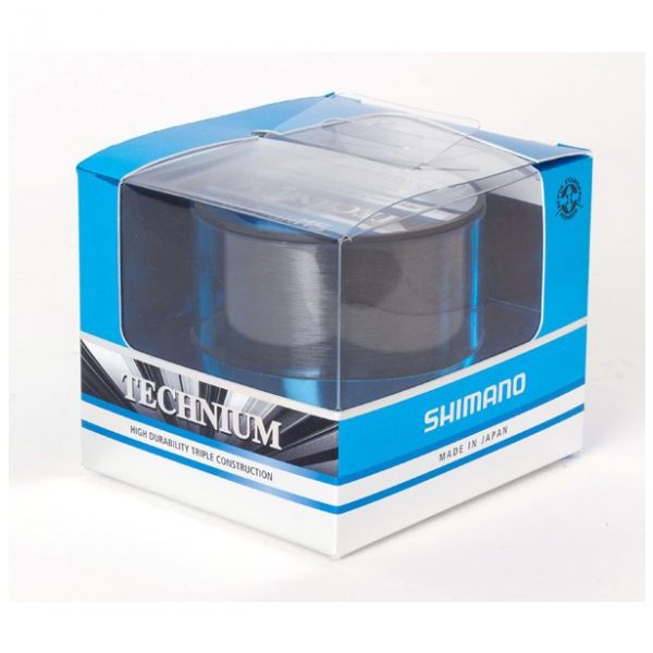 Shimano Technium 1250m 0,285mm PB Premium Box 1/4 Pound Grey/Szürke bojlis főzsinór