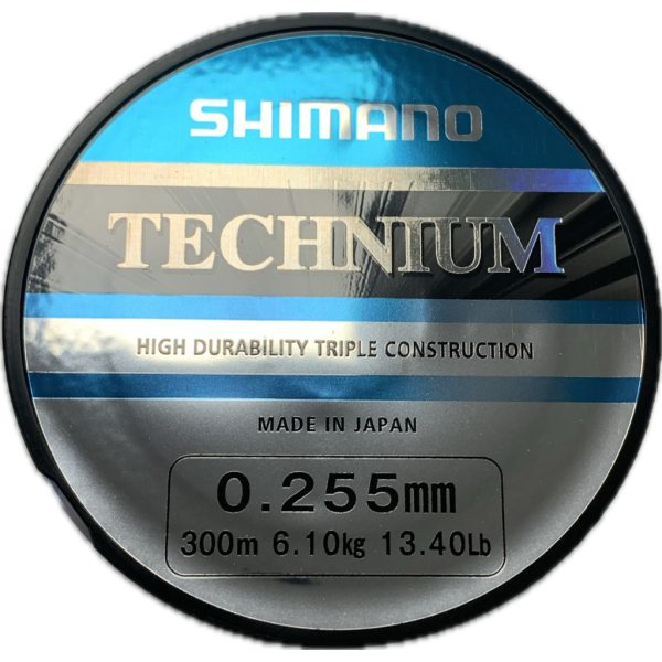 Shimano Line Technium 300m 0,255mm 6,1kg Szürke Monofil Főzsinór