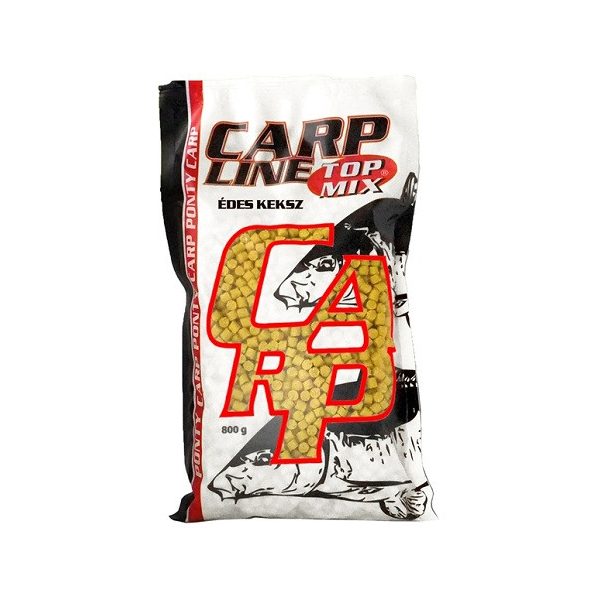 Top Mix Carp Line Édes Keksz Etetőpellet 800gr